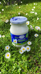 Bio mit Milch von der Blumenwiese